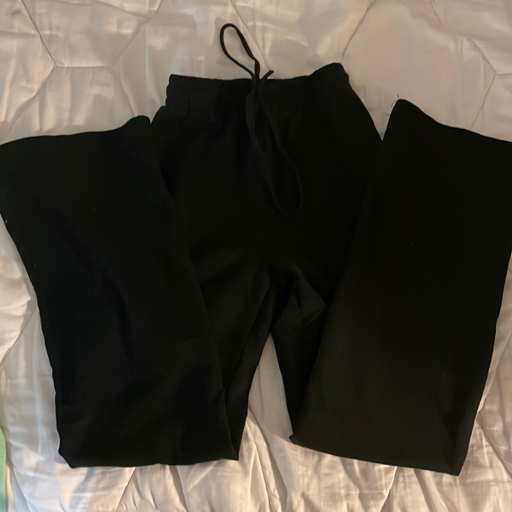 Flared sweatpants